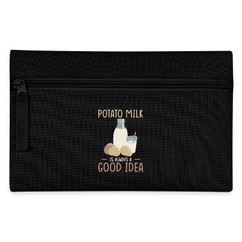Dicton sur le lait de pomme de terre - Trousse - noir - Devant