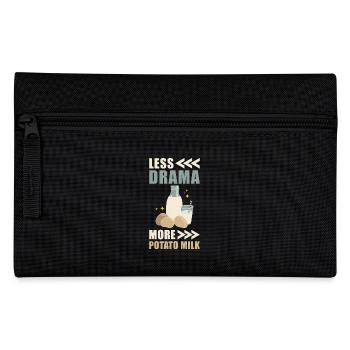 Potato milk saying - Pencil Case - black - Front