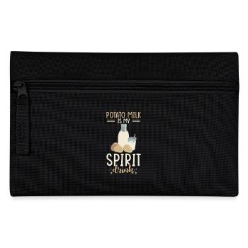 Dicton sur le lait de pomme de terre - Trousse - noir - Devant