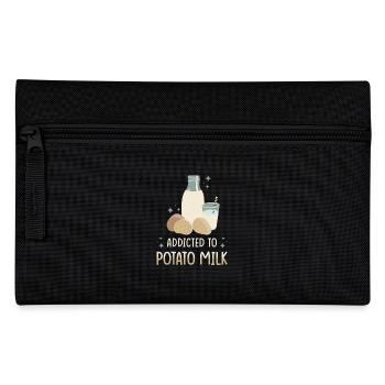 Potato milk saying - Pencil Case - black - Front