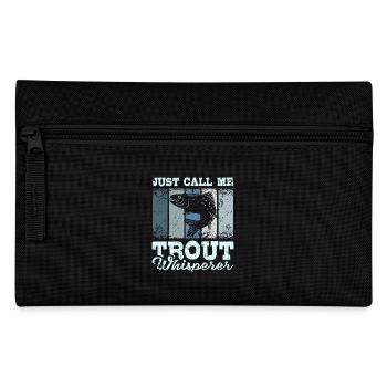 Just call me trout whisperer - Pencil Case - black - Front