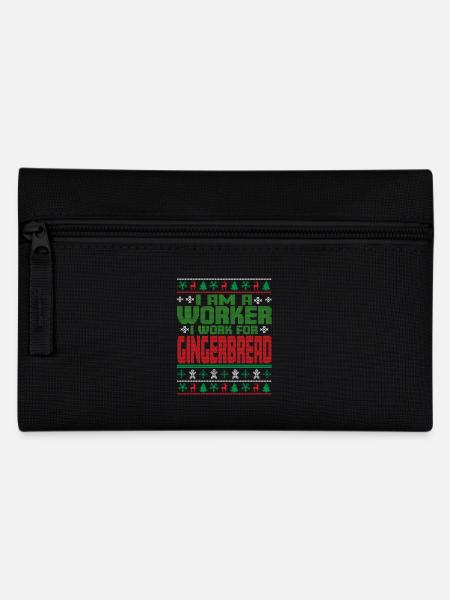 Arbeiter Weihnachten Spruch - Federtasche - Schwarz