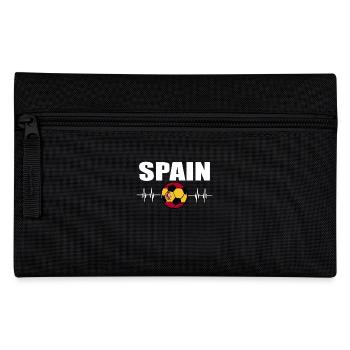 Spanien Fußball - Federtasche - Schwarz - Vorne