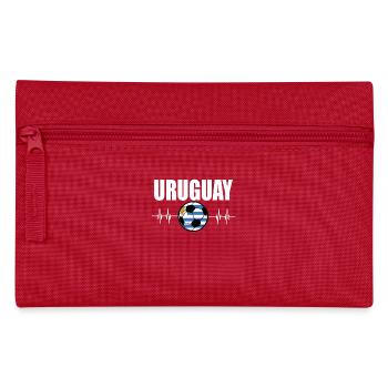 Uruguay Fußball - Federtasche - Rot - Vorne