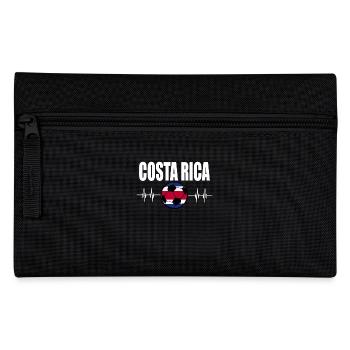 Costa Rica Fußball - Federtasche - Schwarz - Vorne