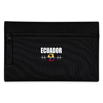 Ecuador Football - Pencil Case - black - Front