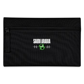 Saudi Arabian Football - Pencil Case - black - Front