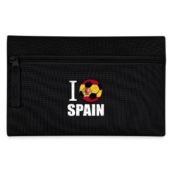 Spanien Fußball - Federtasche - Schwarz - Vorne