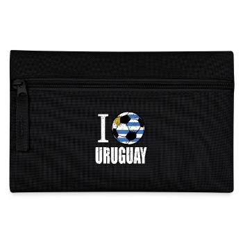 Uruguay Fußball - Federtasche - Schwarz - Vorne