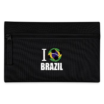 Brasilien Fußball - Federtasche - Schwarz - Vorne