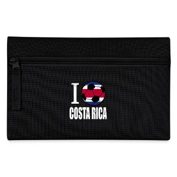 Costa Rica Fußball - Federtasche - Schwarz - Vorne