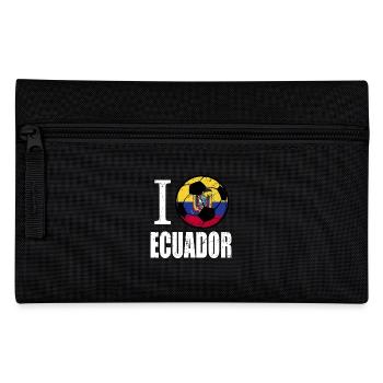 Ecuador Football - Pencil Case - black - Front
