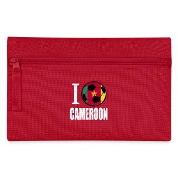 Kamerun Fußball - Federtasche - Rot - Vorne