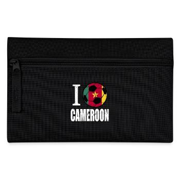 Cameroon Football - Pencil Case - black - Front