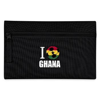 Ghana Football - Pencil Case - black - Front