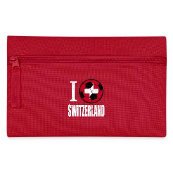 Schweiz Fußball - Federtasche - Rot - Vorne