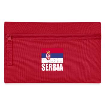 Drapeau de la Serbie - Trousse - rouge - Devant