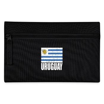 Uruguay Fahne - Federtasche - Schwarz - Vorne