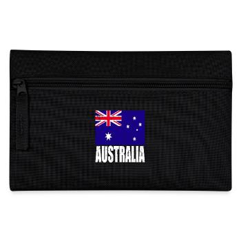 Drapeau de l’Australie - Trousse - noir - Devant