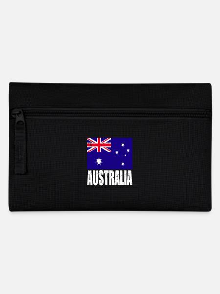 Australien Fahne - Federtasche - Schwarz