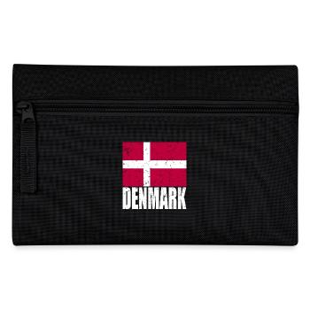 Drapeau du Danemark - Trousse - noir - Devant