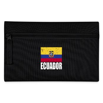 Ecuador Flag - Pencil Case - black - Front