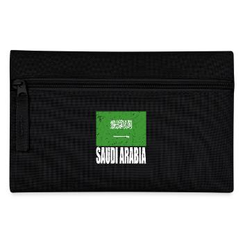 Saudi Arabia flag - Pencil Case - black - Front