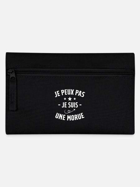 Je Peux Pas Je Suis Une Morue - Trousse - noir
