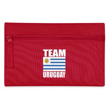 Team Uruguay Fußball - Federtasche - Rot - Vorne