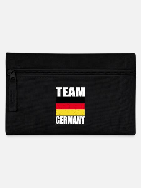 Team Deutschland Fußball - Federtasche - Schwarz