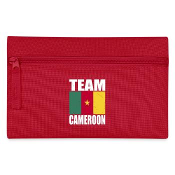 Team Kamerun Fußball - Federtasche - Rot - Vorne