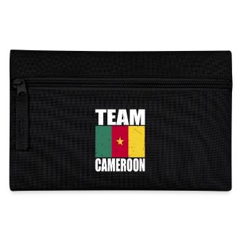 Team Cameroon Football - Pencil Case - black - Front
