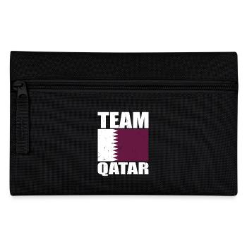 Team Katar Fußball - Federtasche - Schwarz - Vorne