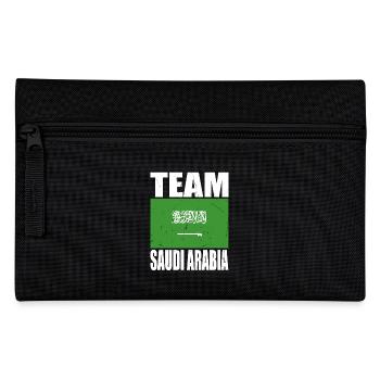 Team Saudi-arabien Fußball - Federtasche - Schwarz - Vorne