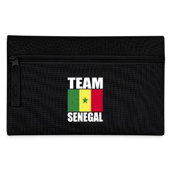 Team Senegal Fußball - Federtasche - Schwarz - Vorne