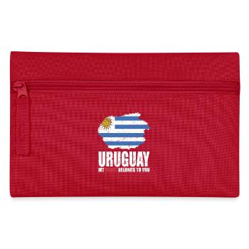 Uruguay Fahne - Federtasche - Rot - Vorne
