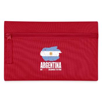 Drapeau de l’ARGENTINE - Trousse - rouge - Devant