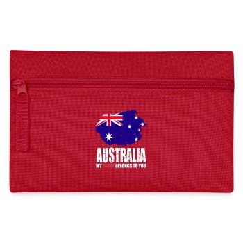 Drapeau de l’Australie - Trousse - rouge - Devant