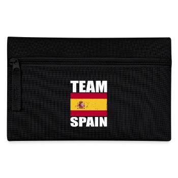 Team Spanien Fußball - Federtasche - Schwarz - Vorne