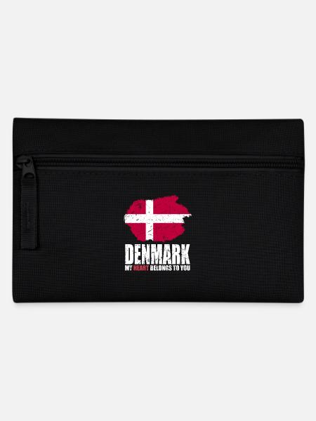 Dänemark Fahne - Federtasche - Schwarz