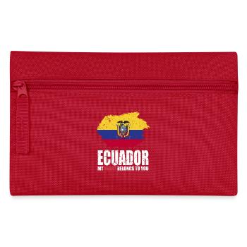 Drapeau de l’Équateur - Trousse - rouge - Devant