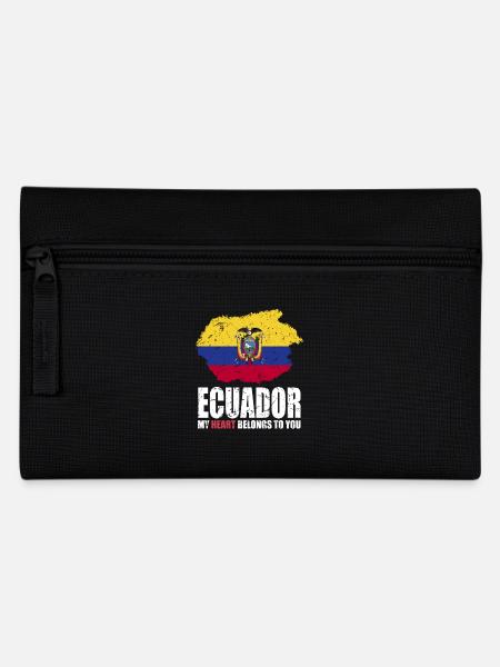 Ecuador Fahne - Federtasche - Schwarz