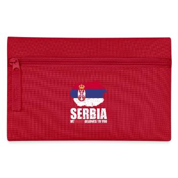 Drapeau de la Serbie - Trousse - rouge - Devant