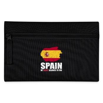 Drapeau de l’Espagne - Trousse - noir - Devant