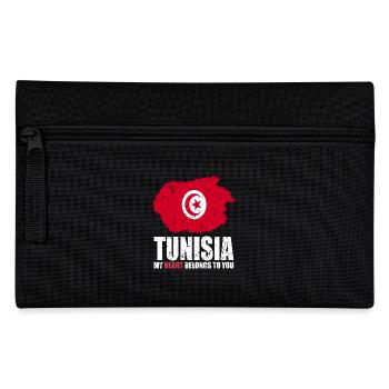 Drapeau de la Tunisie - Trousse - noir - Devant