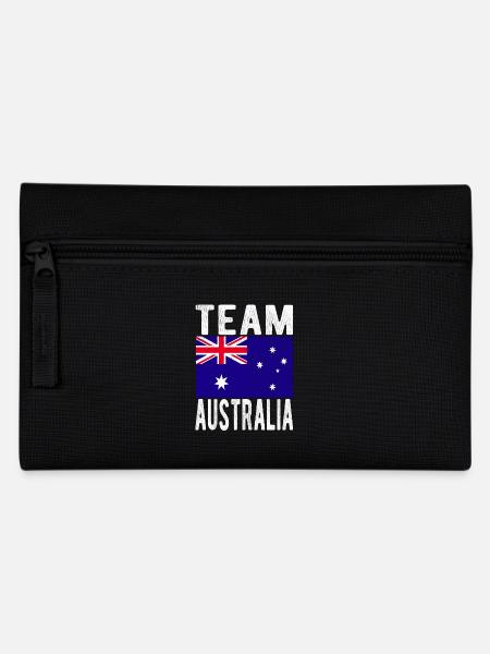 Australien Fahne - Federtasche - Schwarz