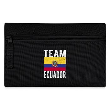 Ecuador Flag - Pencil Case - black - Front
