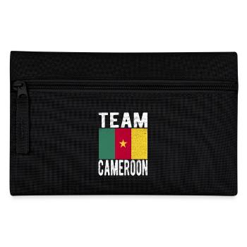 Cameroon flag - Pencil Case - black - Front