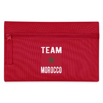 Drapeau du Maroc - Trousse - rouge - Devant