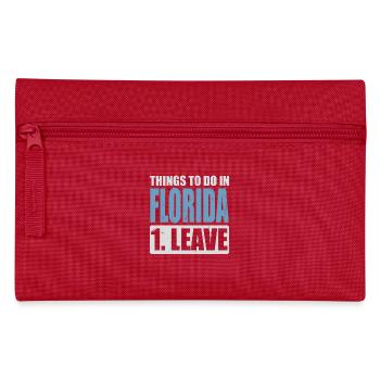 Florida Memes - Pencil Case - red - Front